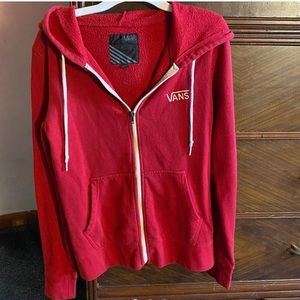 Vans zip up hoodie